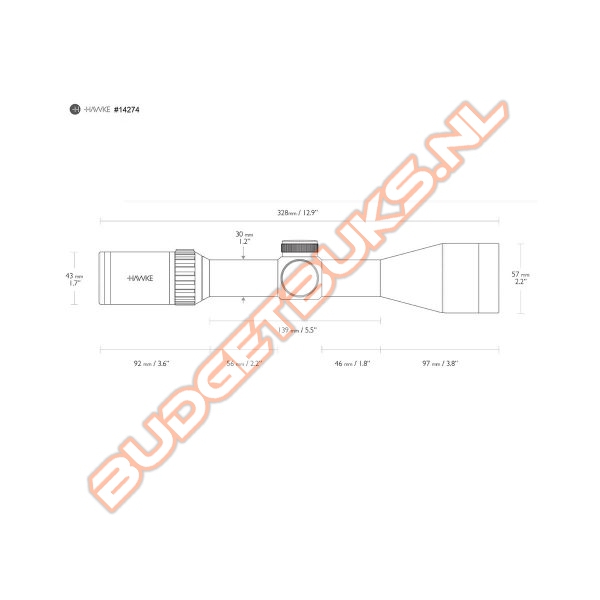 Hawke Richtkijker Vantage 30 WA 2.5-10x50 14274