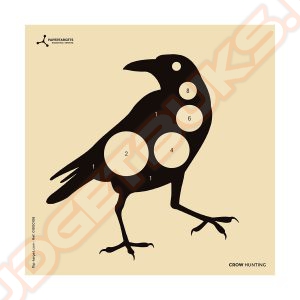 Schietkaarten Flip Target Crow Hunting 14x14 cm
