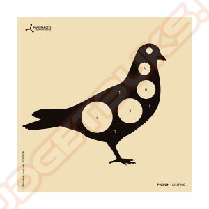 Schietkaarten Flip Target Pigeon Hunting 14x14 cm