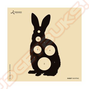 Schietkaarten Flip Target Rabbit Hunting 14x14 cm
