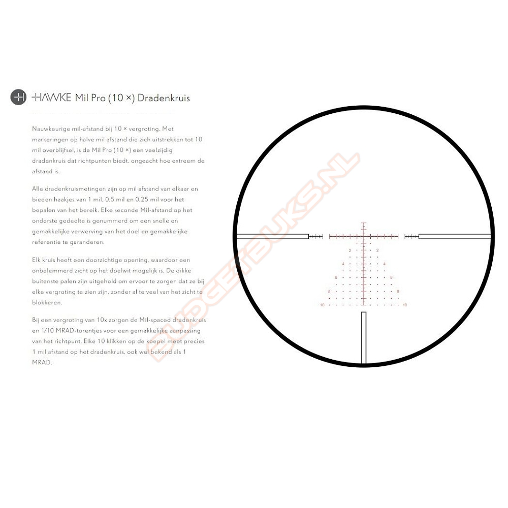 Hawke Frontier 30 SF 2.5-15x50 Mil Pro 18421 - Afbeelding 3