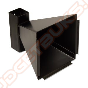 Kogelvanger metaal, model trechter 11x11 cm