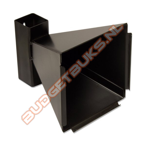 Kogelvanger metaal, model trechter 11x11 cm