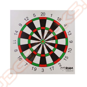 Schietkaarten Ram DARTS 14X14 cm