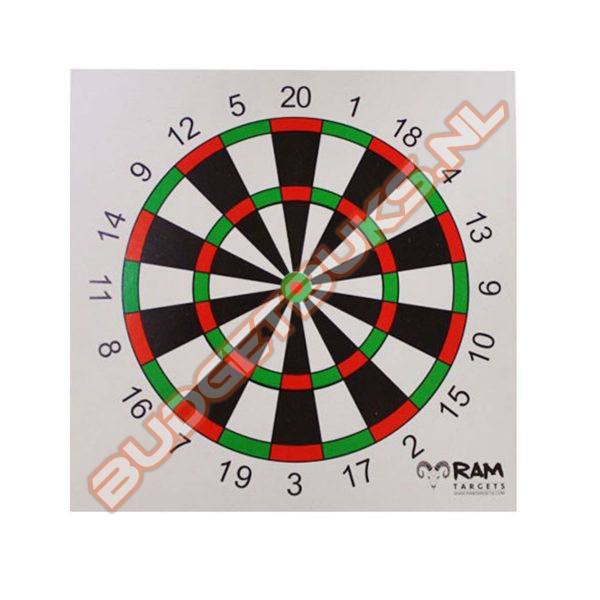 Schietkaarten Ram DARTS 14X14 cm