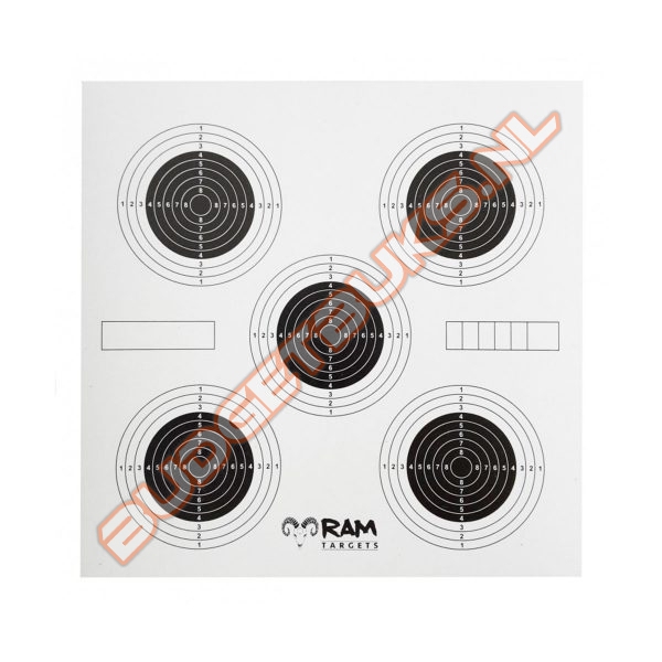Schietkaarten Ram FIVE 14X14 cm