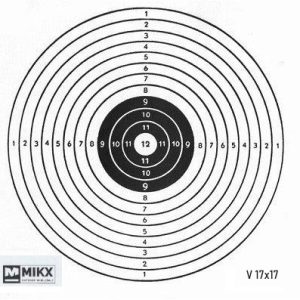 Schietkaarten Mikx 1 Roos 17X17 cm 250 Stuks