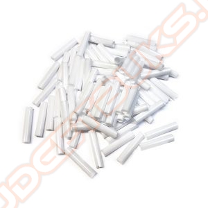 Schietpijpjes Wit Plastic, 500 Stuks