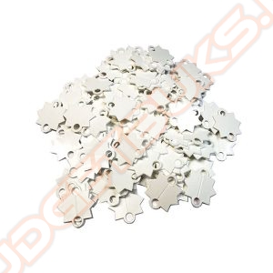 Schietsterren Wit Plastic, 500 Stuks