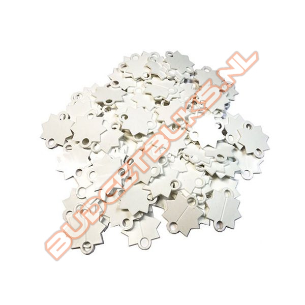 Schietsterren Wit Plastic, 500 Stuks